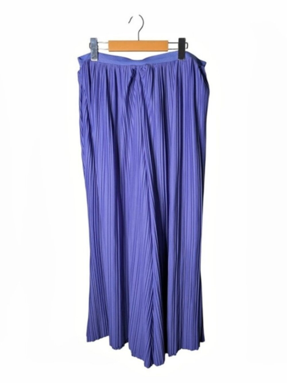 Free People Pleated Lightweight Palazzo Pull On Pants Purple Size XL